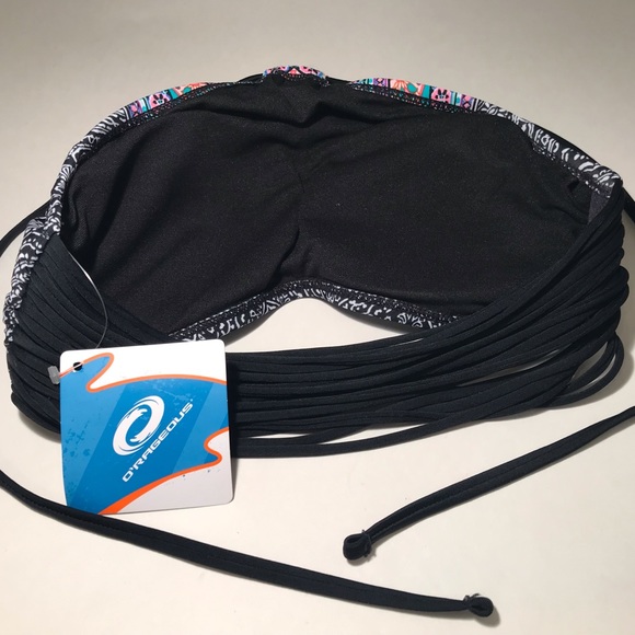 NWT O’RAGEOUS Multi Halter Swim Boho Beach Top M - Picture 4 of 8